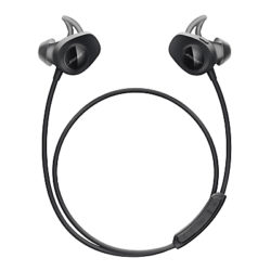Bose® SoundSport™ Sweat & Weather-Resistant Wireless In-Ear Headphones With Bluetooth/NFC, 3-Button In-Line Remote and Carry Case Black